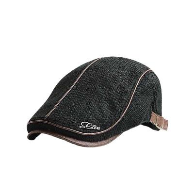 China Custom Embroidered Wholesale High Quality Knitting Dad Cap OEM Private Label LOGO Polyester Beret Hat Adult Sizes Peaked Picture 58cm for sale