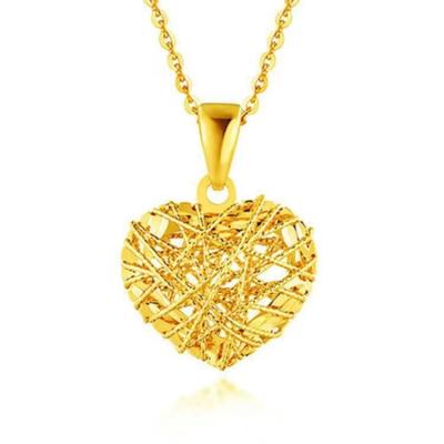 China Fashion AU750 Real 18K Gold Charm Necklace Good Jewelry Women's CLASSIC Pure Luxury Pendant Ladies Bridal Engagement Necklaces for sale