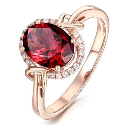 China Fashion TRENDY Luxury Gemstones Rings Jewelry Women Feminine Ladies Ring Jewelery Resizable for sale