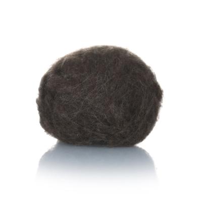 China China supplier super soft and comfortable wholesale merino carded 100% brown sheep wool for carpet and felt for sale