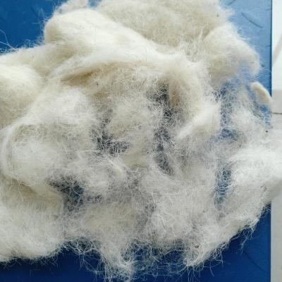 China Felt and flocculus wool noil for felt and flocculus, sheep wool waste, wool fiber for sale