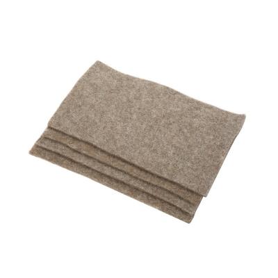 China Industrial Grade 100% Pure Breathable Porcelain Wool Felt Products for sale