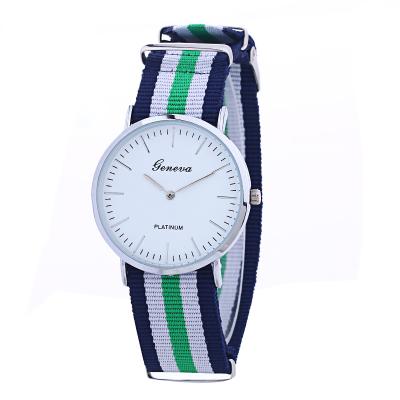 China Wholesale Price Valentine Couple Leather Alarm Wrist Watch Best One Dollar Watchesh for sale