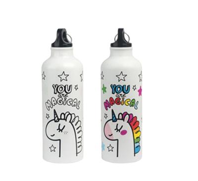 China Viable high quality sublimation sport aluminum 500ml 600ml water bottles for sale