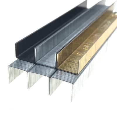 中国 Modern Fancy Flat Hot Sales 13MM Sc 80 Series Colorful Galvanized Stainless Steel Sofa Staples 販売のため