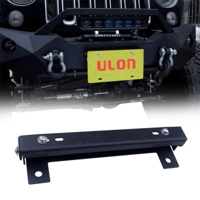 China Universal Flip- Front License Plate Holder Compatible with Jeep Wrangler Gladiator JT Truck Tacoma Tundra Ram F150 for sale