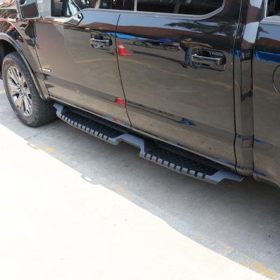 China Universal Steel Truck Side Step Pickup Running Board Custom For JEEP F150 Bronco Silverado Hilux Vigo Na Ram Tacoma Tundra 1500 for sale