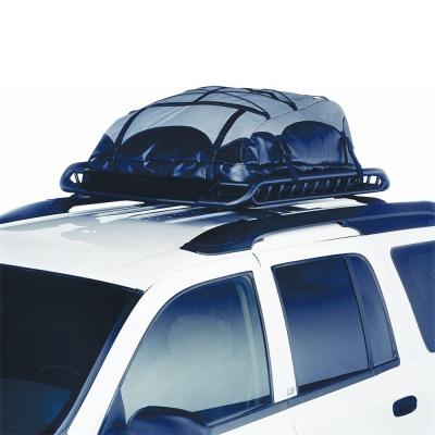 China Roof Rack Cargo Basket Carrier Steel Black Rack With Top Extension Universal Car Luggage Rack Truck Cars for sale