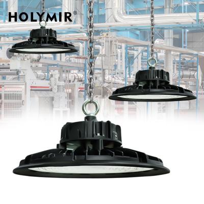 China High Quality Warehouse/Factory 100w 150w 200w Industrial UFO IP65 Badminton Court HOLYMIR Led High Bay Light for sale