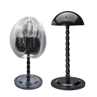 China Hot Selling Portable Plastic Wig Stand Tripod Wholesale Price Multiple Wig Rack Wig Stand For Styling Drying for sale