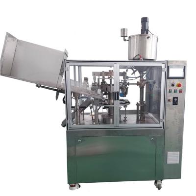 China Hot Sale Automatic Laminated Plastic Wasabi Lip Gloss Chuna Tube Liquid Filling Machine Manufacturer for sale