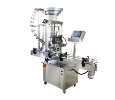 China High Speed Linear Auto Milk Bottle Servo Capper Drum PP Snap Cap Sealer Automatic Capping Machine for sale