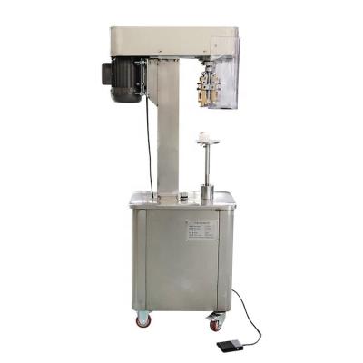 China Manual Flip Top Glass Vial Iron Caps Crimper Cooking Olive Oil Tin Cap Sealing Machine Price for sale