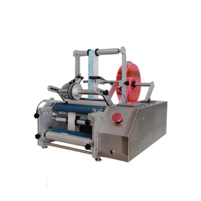 China Factory Price Tabletop PET Bottle Alum Tube Labeling Machine Semi Automatic Bottle Labeler for sale