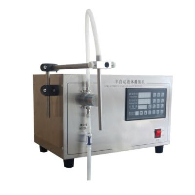 China 0.5-1L Electric Magnetic Pump Juice Milk Plastic Glass  Polish Bottle Water Filling Machine for Sale for sale