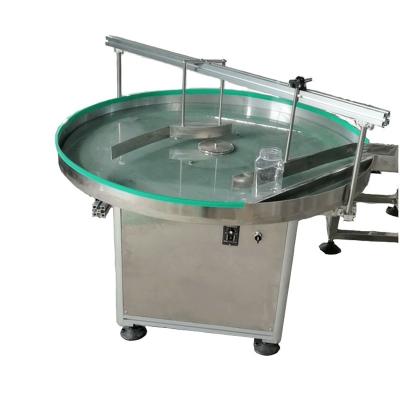 China Rotary Feeding Table Automatic Turn Table Oral Liquid Vials Essential Oil Glass Plastic Bottle Collecting Table for sale