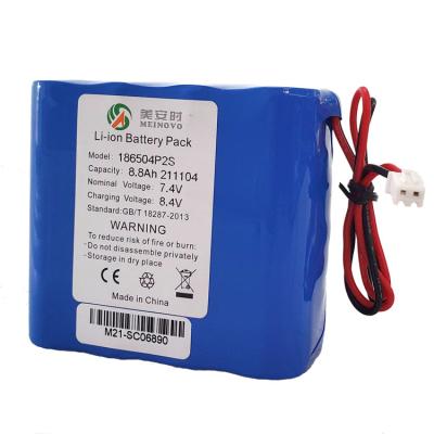 China Toys Best Selling 18650 Li Ion Battery High Capacity 2S4P 8800mAh 7.4V Lithium Batteries for sale