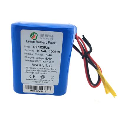 China Top Toys Sale Factory Supply Drone 7.4V Batteries 18650 2S3P 10.5Ah 7.4V Li-ion Battery for sale