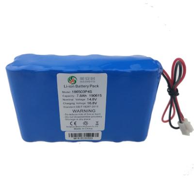 China LED Lights Bestselling 18650 LED Light Rechargeable Battery 4S3P 14.8V 7800mAh Lithium Battery Pack for sale