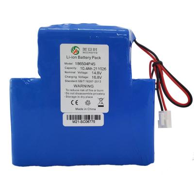 China LED Stage Lights Factory Direct LED Stage Light ICR18650 4S4P Li-ion Battery 10400mah 14.8V for sale