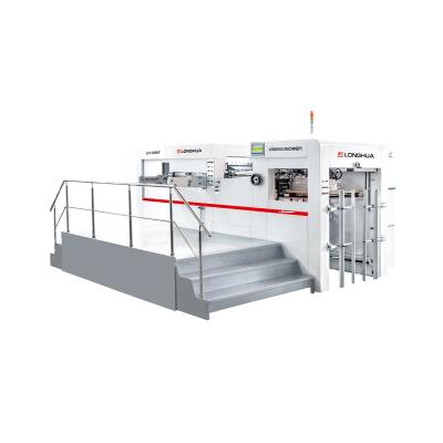 China Printing & LH-1050F Automatic Heated Package Flatbed Die Cutting Machine For Plastic Boxes for sale