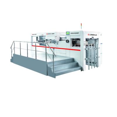 China Wine flat box factory LH1050DS longhua automatic feed deep embossing die cutting machine for sale