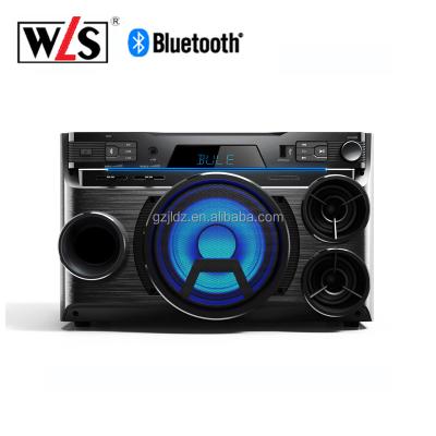 China High Fidelity Bass Portable Boombox Speaker Boombox 50W Bluetooth Wireless Speaker Party Audio System Dinner USB/AUX/Wireless connect/FM/Lighting for sale