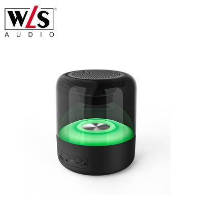 China 2022 portable portable led speakers aux. Flashing Light LED Flashing Light Mini Bluetooth Speaker Tf Card for sale