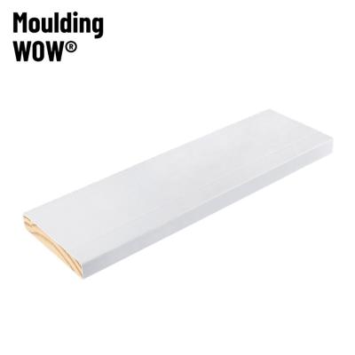 China Modern MouldingWow SS-4014 s3s s4s Finger-joint primed primed moldings edging wood stair treads extrusion molding for sale