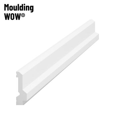 China MouldingWow WW-6025 Modern Wooden Chair Rails Mount MDF Frames Molding Frame Edging Wood Frames Decoration for sale