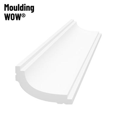 China MoldingWow WW-6032 Frame Moldings Modern Chair Rails Decoration Wood Molding MDF Molding Custom MDF scotia millwork for sale