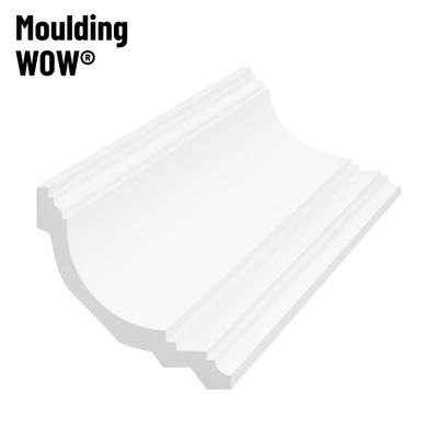 China Modern MouldingWow WW-6044 Chair Rails MDF Molding Wooden Frame Molding Wood Skirting Primed MDF Custom Molding Laminated for sale