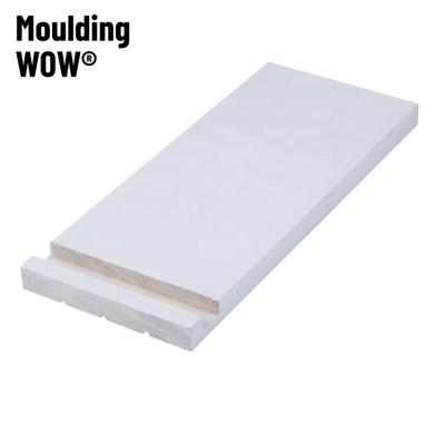 China MouldingWow DW-0015 Modern Door and Frame MDF for Moldings Molding MDF Wood Molding Skirting for sale