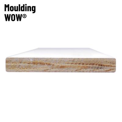 China MoldingWow DW-0069 modern window molding mdf door and scotia molding decorative mdf molding millwork wood door jamb extrusion for sale