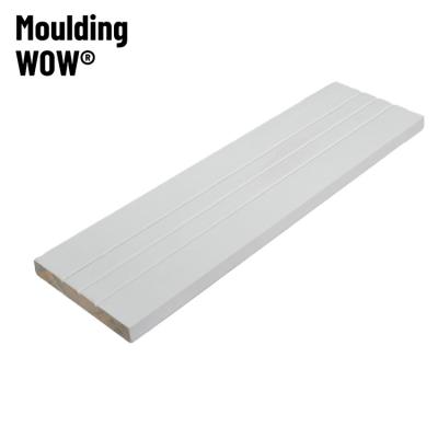 China MoldingWow DW-0034 Modern Design Millwork Door Jamb Frame Molding Decorative Wooden Molding Planking for sale