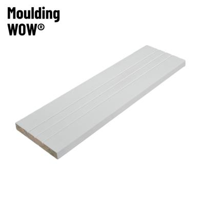 China MouldingWow DW-0025 modern door jamb design wooden moldings millwork and stair frame molding wood molding for sale