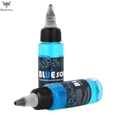 China Ghostaxe 40ml Soap Permanent Blue Cleansing And Soothing Solution Tattoo Studio Supply Tattoo Accessories for sale