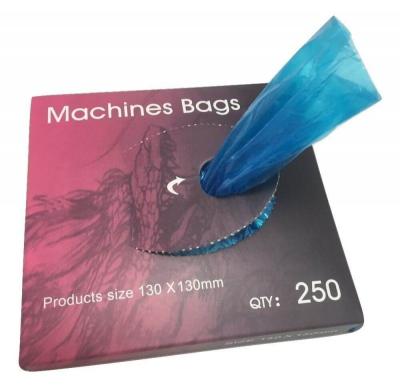 China Tattoo Shops GhostAxe 125pcs/box Tattoo Staple Rope Sleeves Bags Supply Blue Disposable Covers Bags For Professional Tattoo Machine Tattoo Acc for sale