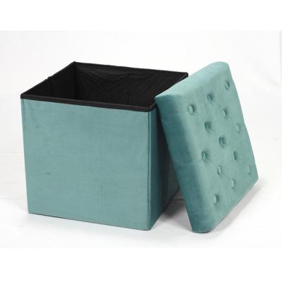 China Foldable Factory Directly Sell Multifunctional Folding Storage Ottoman Box for sale