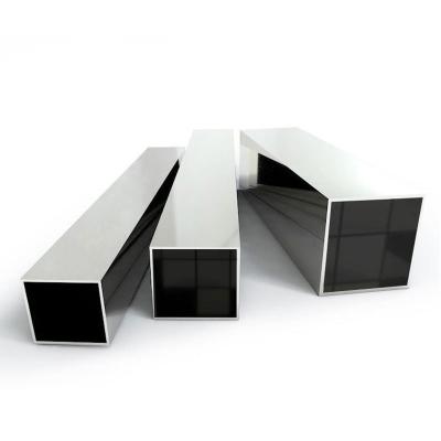 China Polished and brushed steel structure square thick wall construction building decoration 304 stainless steel tube square moment tube for sale