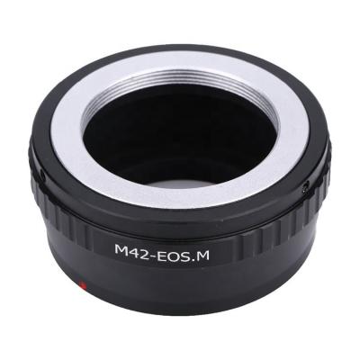 China Lens Adapter M42 Screw Mount Aluminum + Brass Lens For EOSM Canon EF-M Mount M2 M3 M5 M6 II M10 M50 M100 M200 Mirrorless Camera for sale