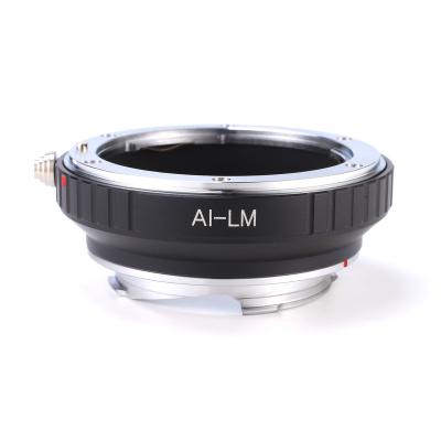 China Best Selling Aluminum And Brass Products AI Lens To LM Adapter Mount AI-LM Lens Mount Adapter Camera Lens Adapter Ring With Optical Glass Focus for sale