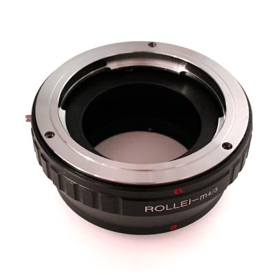 China Aluminum + Brass Lens Adapter Ring QBM-M4/3 Lens Adapter Suit For RO llei Lens To Fit For Micro Four Thirds To 4/3 Camera for sale