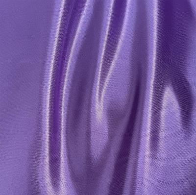 China Wholesale Breathable Polyester Factory Color Shiny 100% Satin Fabric For Coat Lining for sale