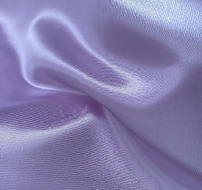 China Breathable 100% Polyester Plain Dyed Satin Fabric From High Quality Satin Manufacturer for sale