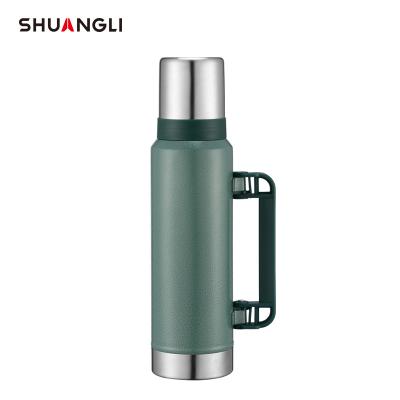 China Wholesale Custom Business Logo Cold Hot Drinking Vacuum Insulated Thermal Flask Double Wall Stainless Steel Thermos Vacuum Flask for sale