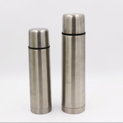 China Double Wall Stainless Steel Sustainable Thermal Vacuum Flask With Push Button Cup for sale