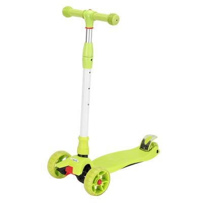 China Cheap Modern Cheap Height Adjustable Foot Kids Kick Scooter 4 PU Wheel With Led Light for sale