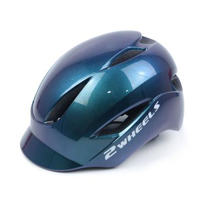 China ABS Integrated Mold LED Light PC Scooter Helmet For Kids Adults for sale