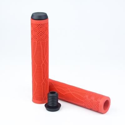 China Soft Cheap Custom Rubber TPR Pro Handlebar Scooter Grips For Kick Stunt Scooter for sale